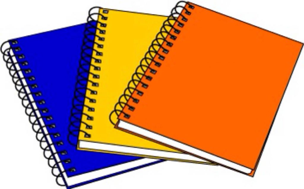 3 Binder Notebooks